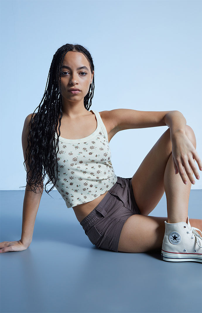 Woman Shorts in Brown by Pacsun GOOFASH