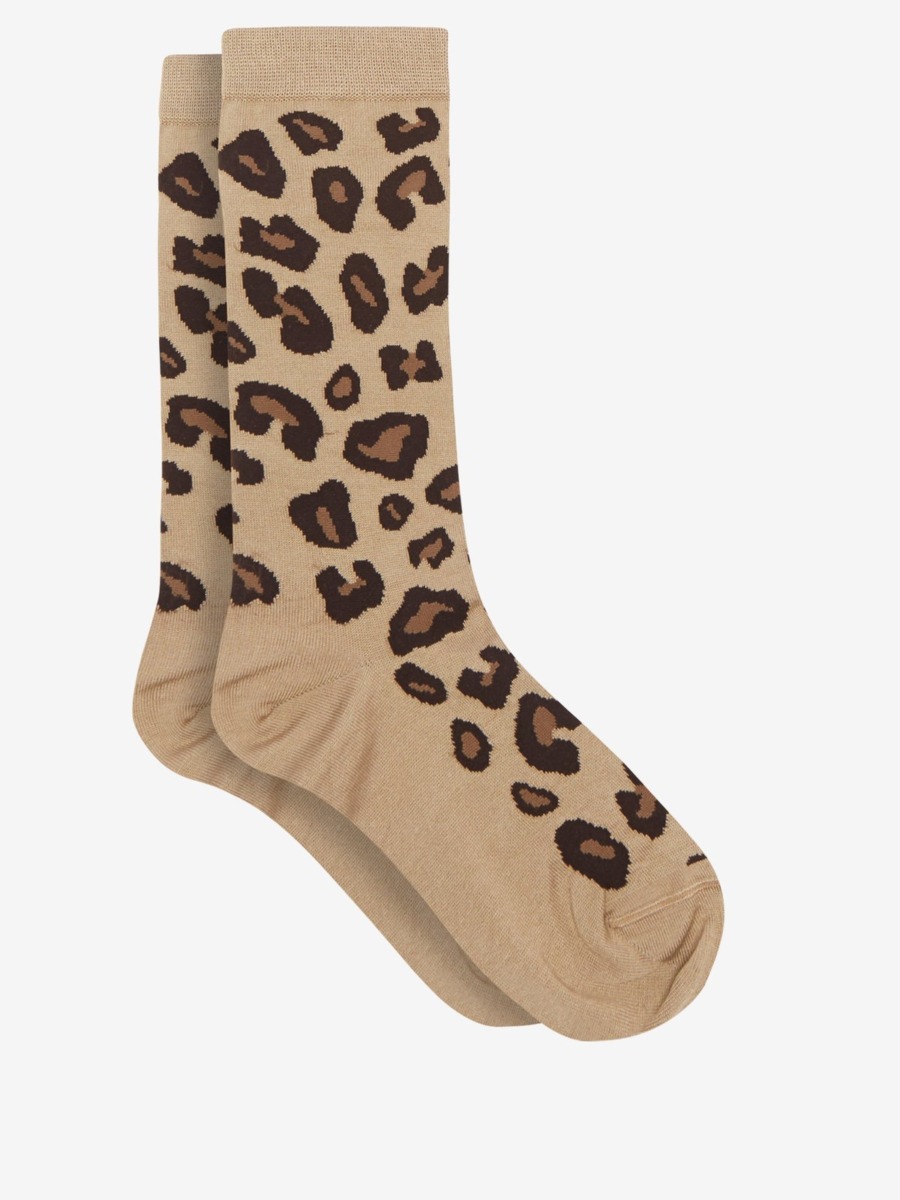 Woman Socks in Leopard Matches Fashion Raey GOOFASH