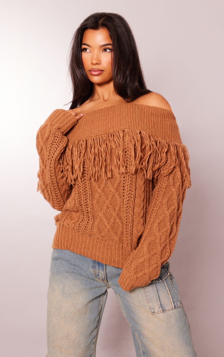 Woman Sweater Beige by PrettyLittleThing GOOFASH