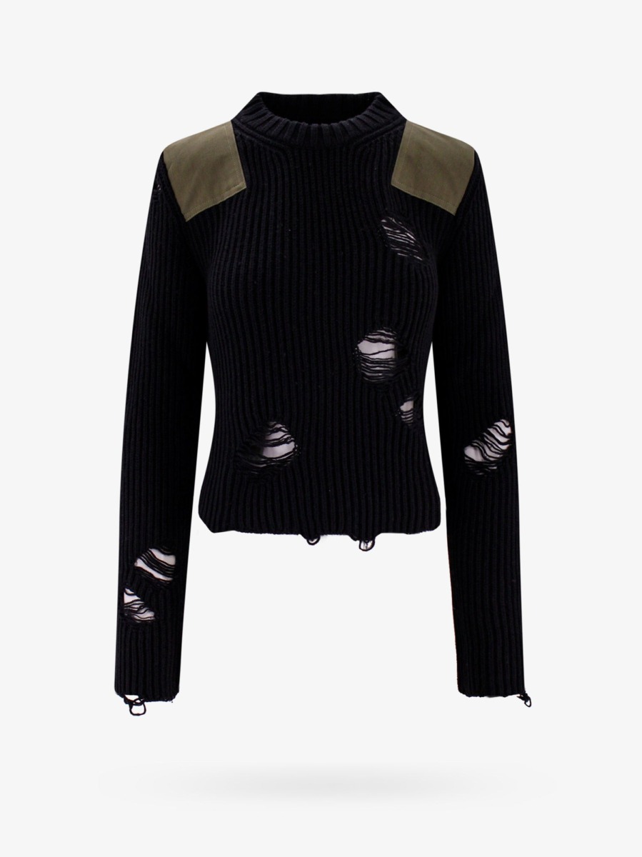 Woman Sweater Black - Nugnes GOOFASH