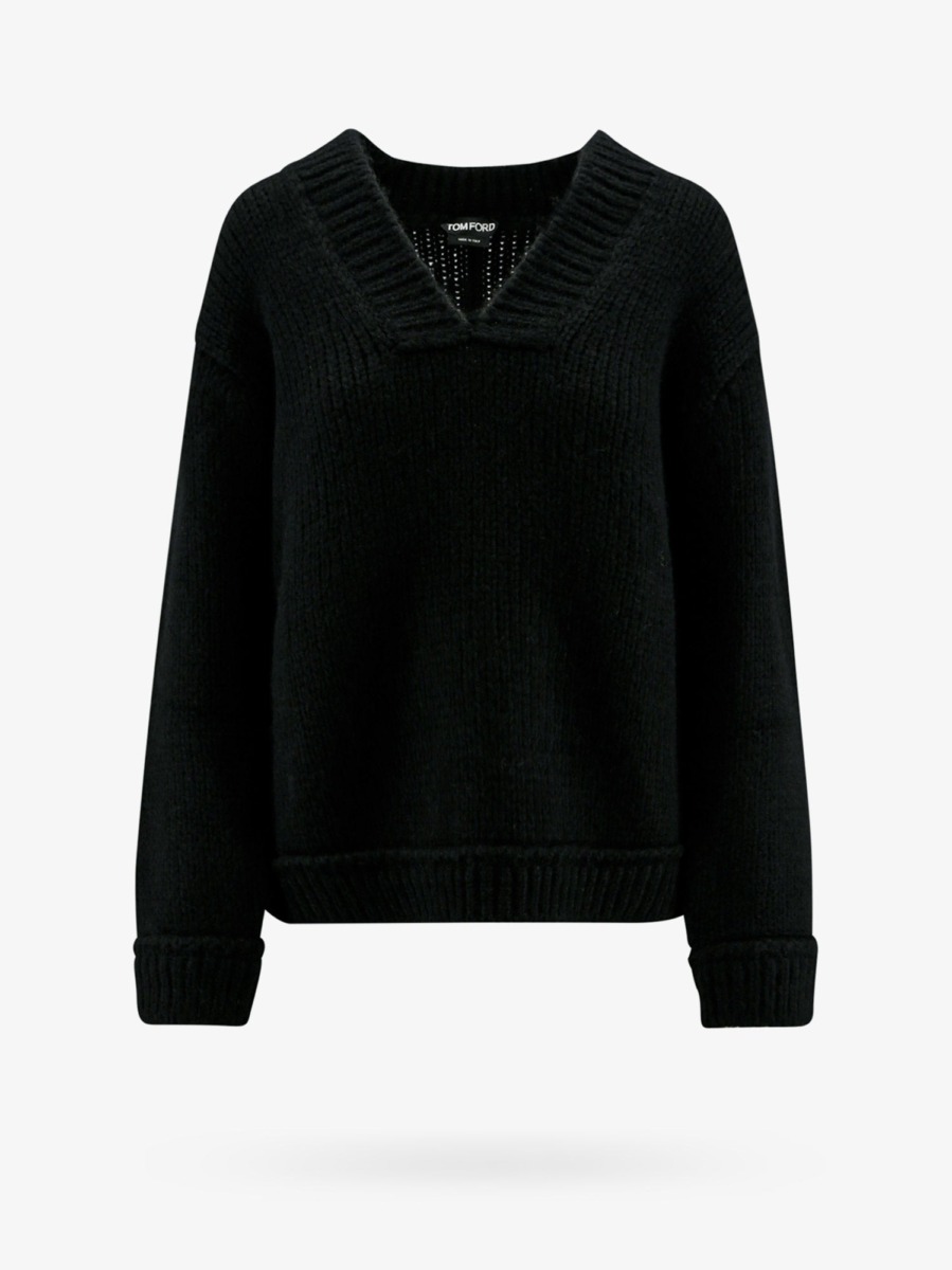 Woman Sweater Black Tom Ford Nugnes GOOFASH