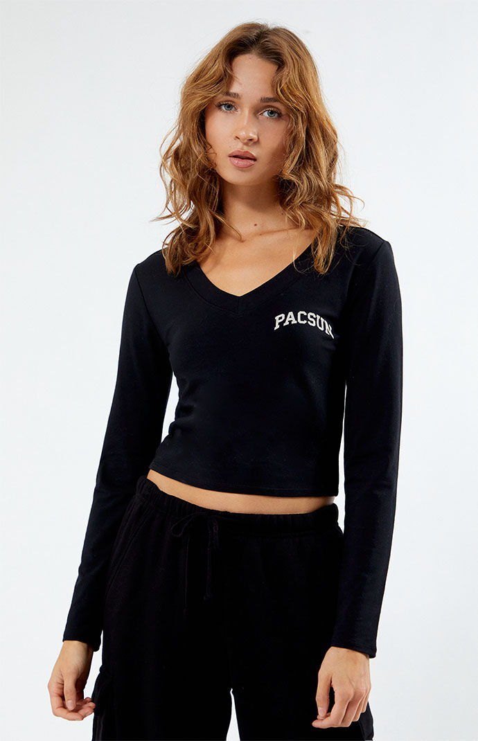 Woman T-Shirt Black - Pacsun GOOFASH