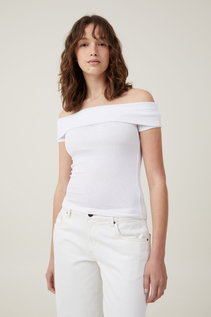 Woman Top - White - Cotton On GOOFASH