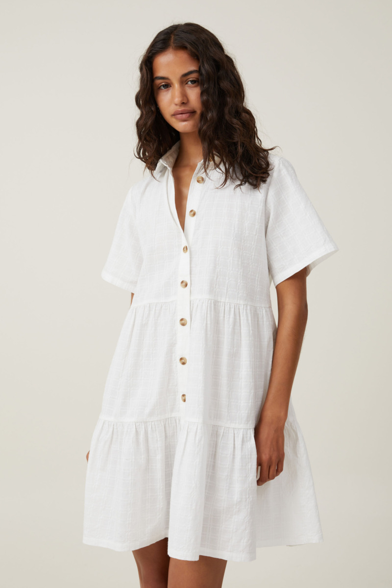 Woman White Shirt Dress from Cotton On GOOFASH