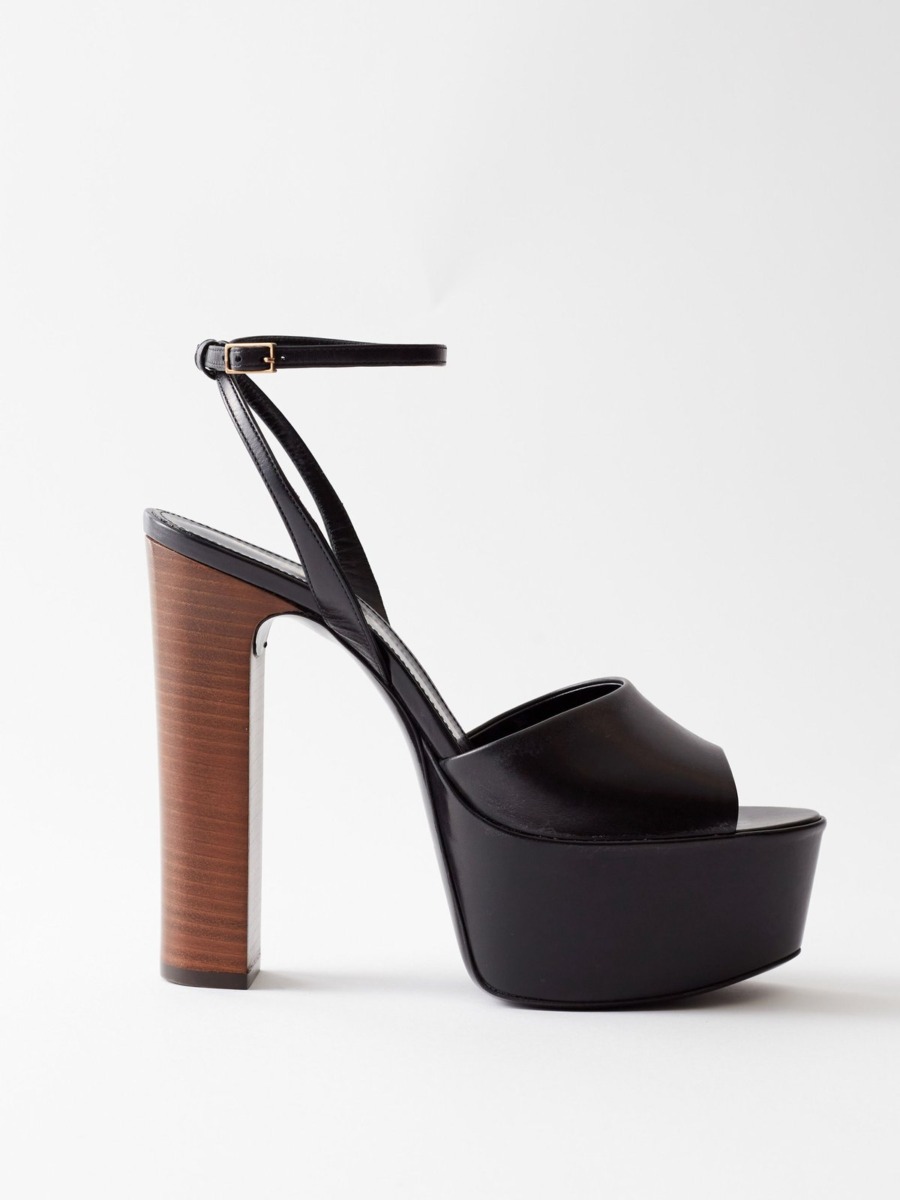 Women Black Sandals - Saint Laurent - Matches Fashion GOOFASH