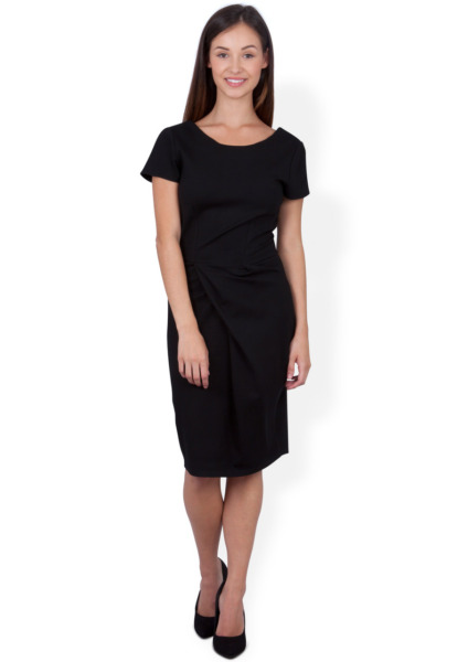 Women Black Skirt Ponte Dress - Closet London GOOFASH
