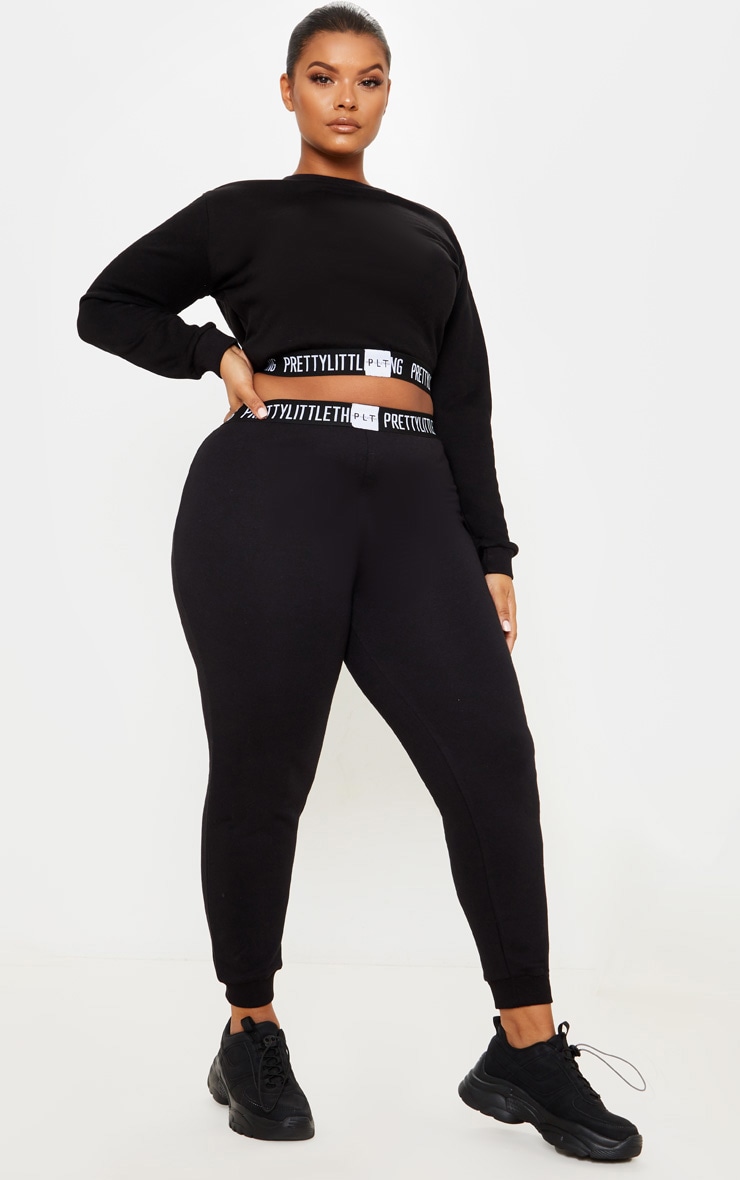 Women Black Sweatpants at PrettyLittleThing GOOFASH
