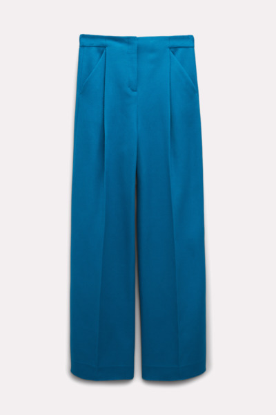 Women Blue - Trousers - Dorothee Schumacher GOOFASH