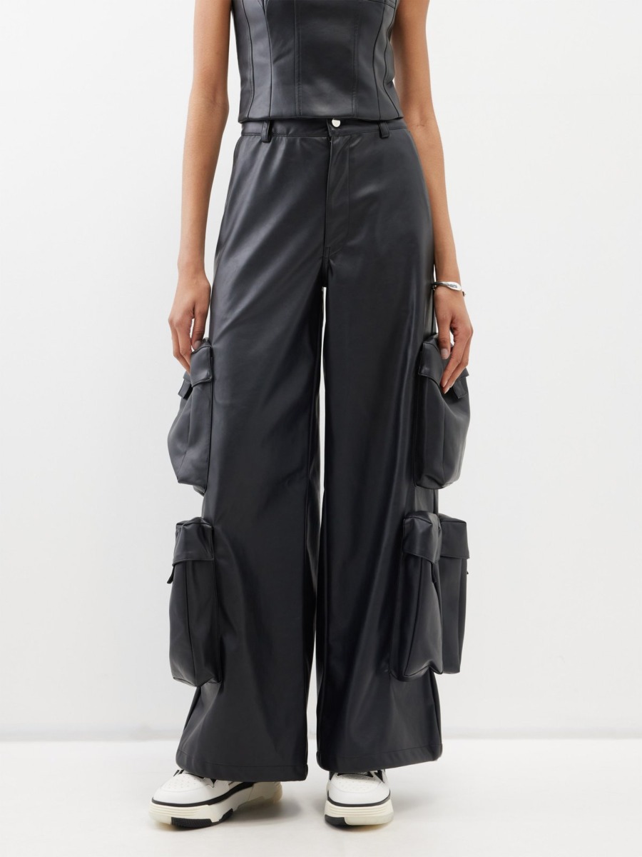 Women Cargo Trousers Black Amiri - Matches Fashion GOOFASH