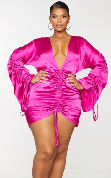 Women Dress - Pink - PrettyLittleThing GOOFASH