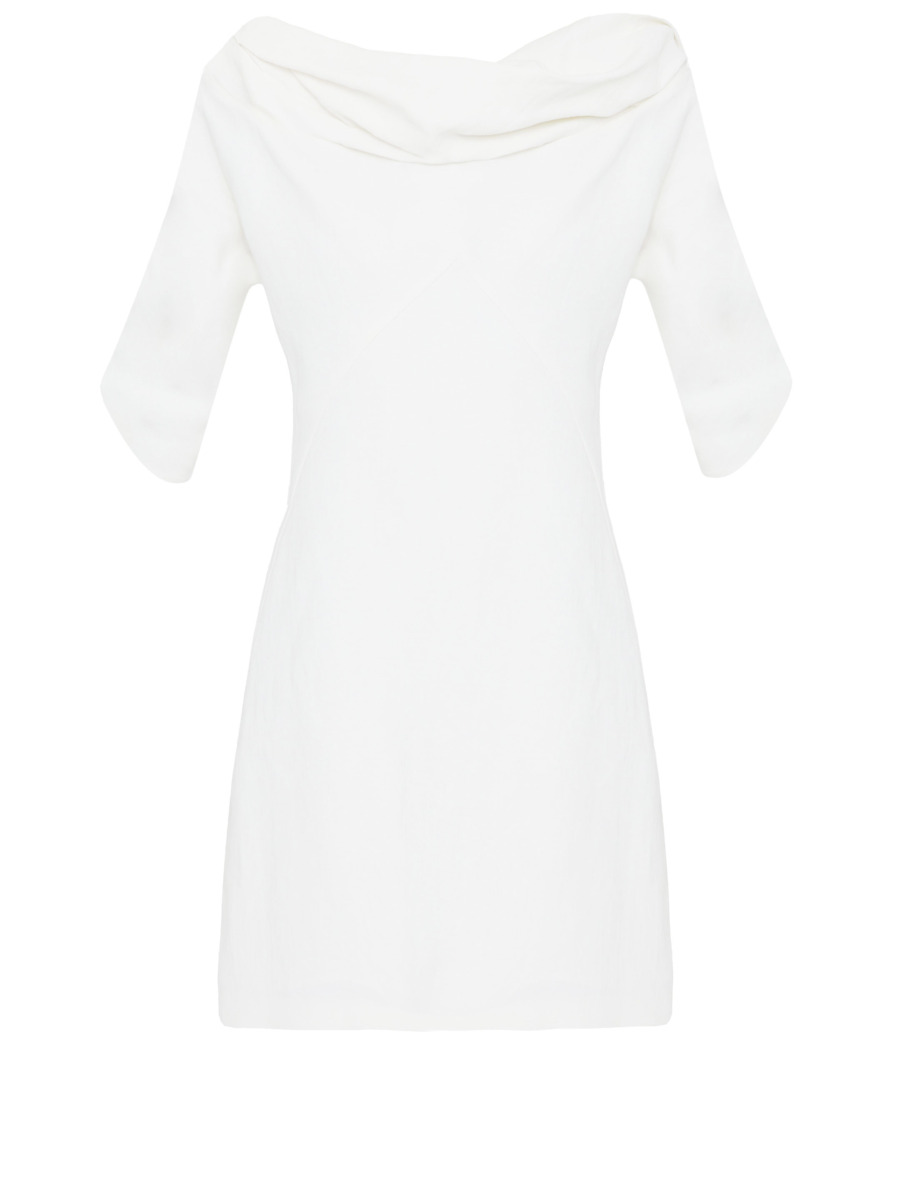 Women Dress in White - Leam GOOFASH