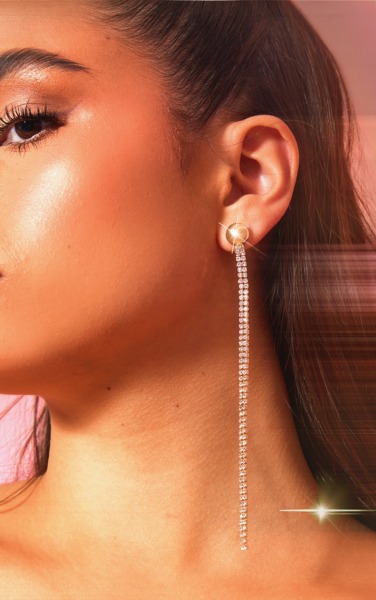 Women Earrings - Gold - PrettyLittleThing GOOFASH