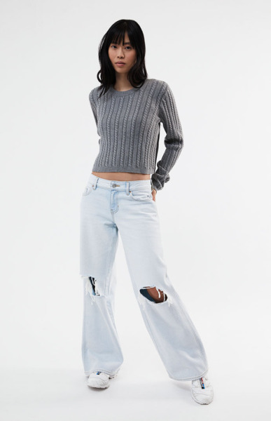 Women Grey Knitwear - Kendall & Kylie - Pacsun GOOFASH
