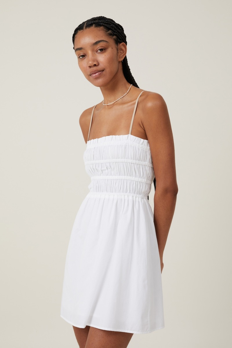 Women Mini Dress White from Cotton On GOOFASH