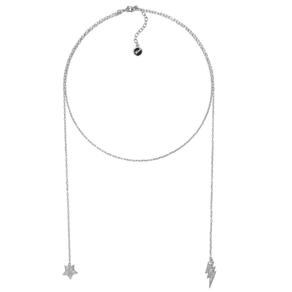 Women Necklace Silver Watch Shop - Karl Lagerfeld GOOFASH