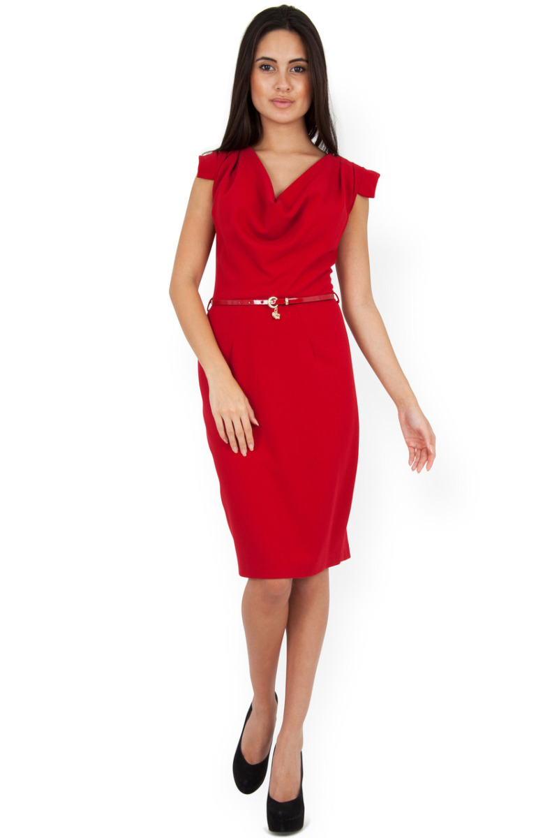 Women Red Dress from Closet London GOOFASH