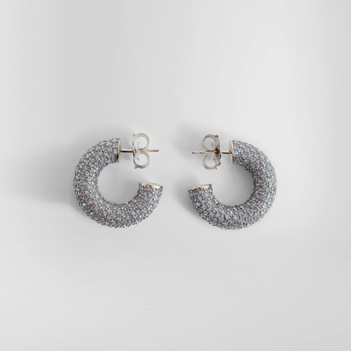 Women Silver Earrings Amina Muaddi - Antonioli GOOFASH