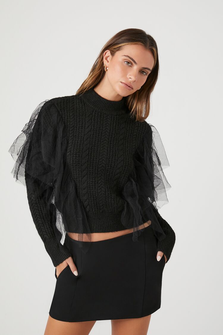 Women Sweater Black from Forever 21 GOOFASH