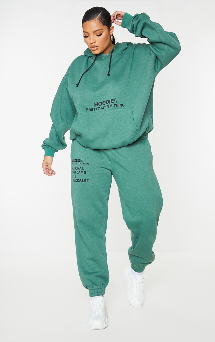 Women Sweatpants Green - PrettyLittleThing GOOFASH