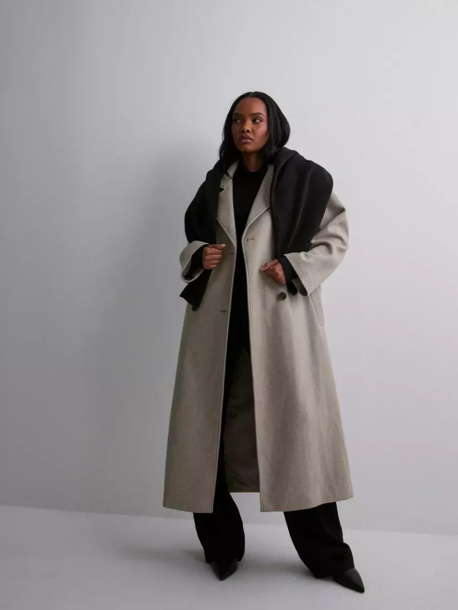 Women Trench Coat - Grey - Only - Nelly GOOFASH
