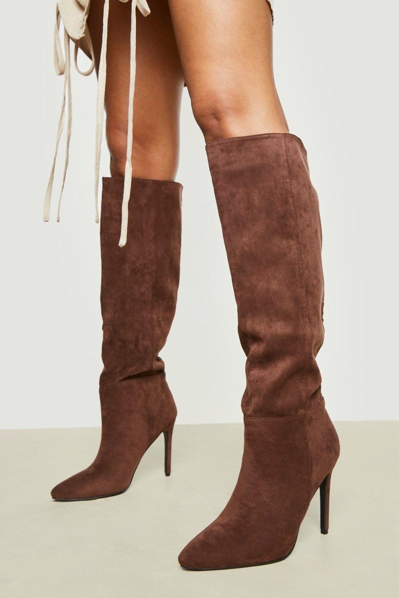 Womens Ankle Boots Brown at Boohoo GOOFASH
