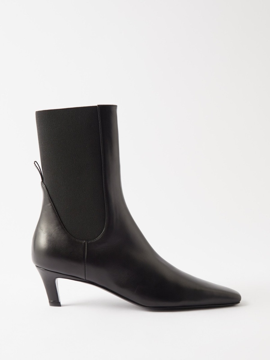 Women's Ankle Boots in Black Matches Fashion - Toteme GOOFASH