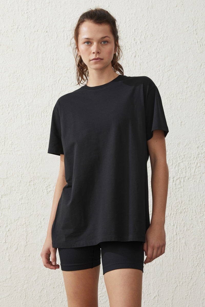 Women's Black T-Shirt - Cotton On GOOFASH