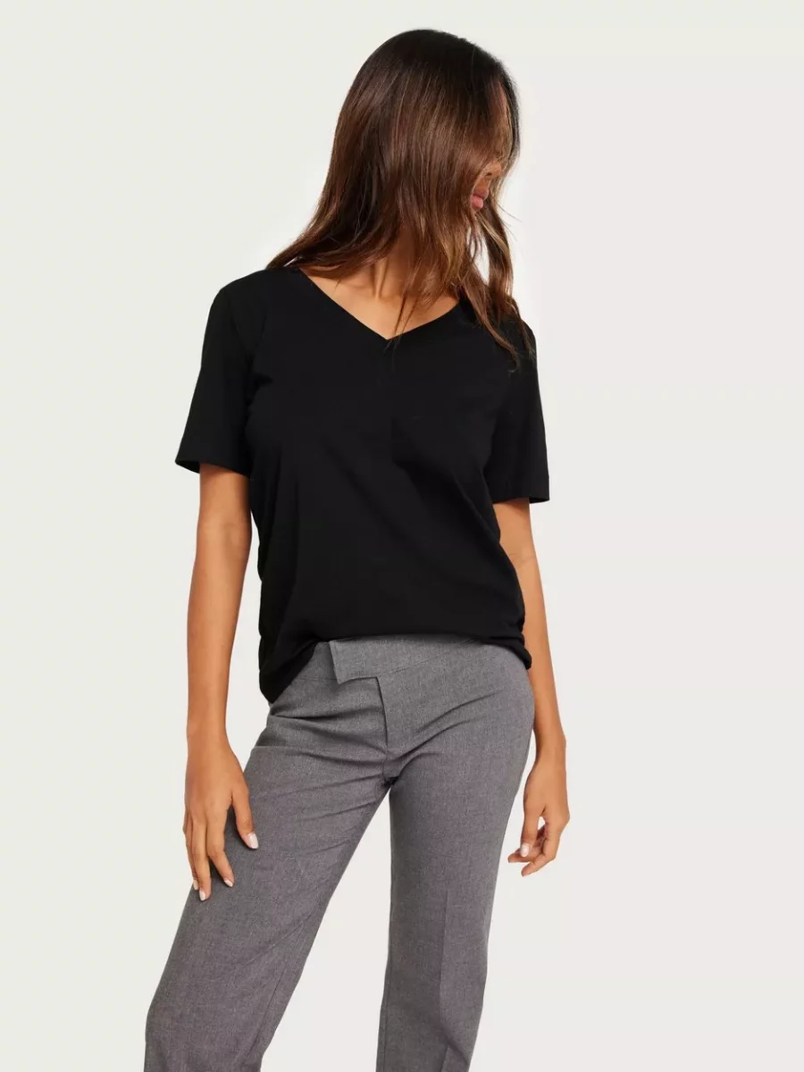 Womens Black Top - Selected - Nelly GOOFASH