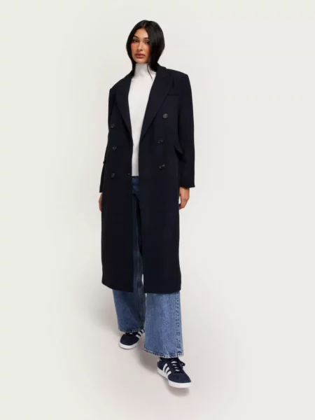 Women's Blue - Coat - Only - Nelly GOOFASH