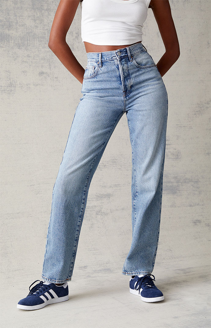 Womens Blue Jeans by Pacsun GOOFASH