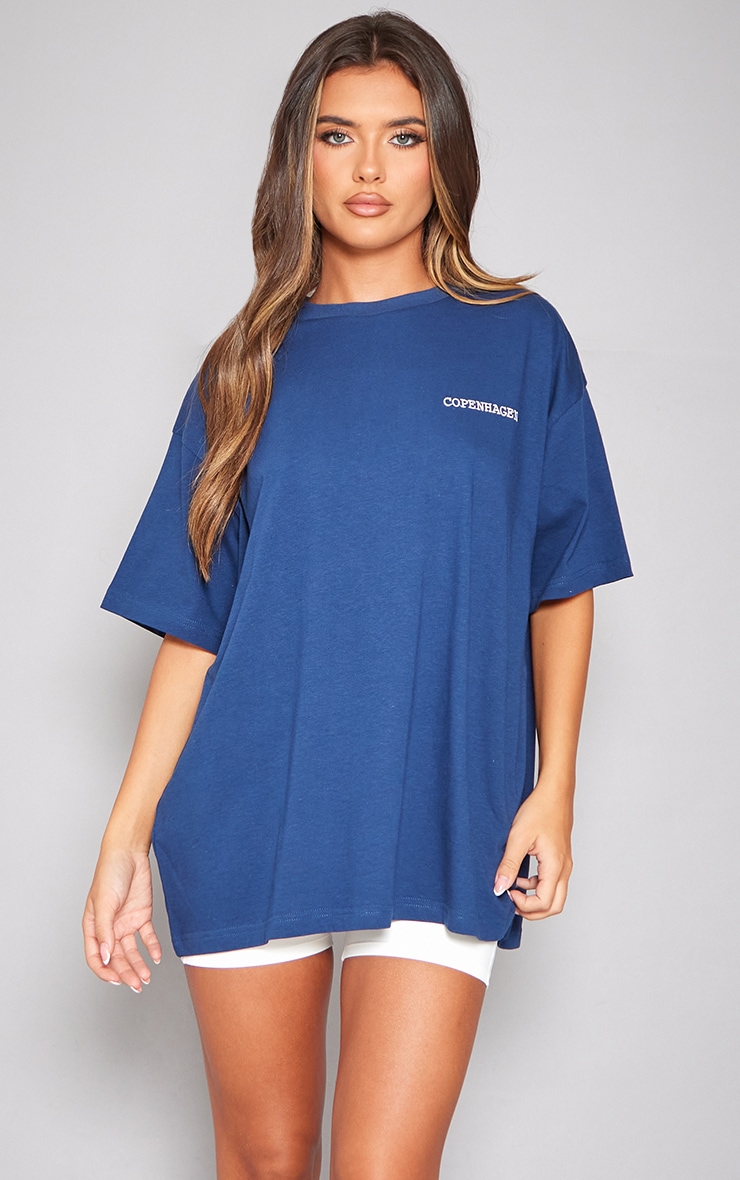 Womens Blue - T-Shirt - PrettyLittleThing GOOFASH
