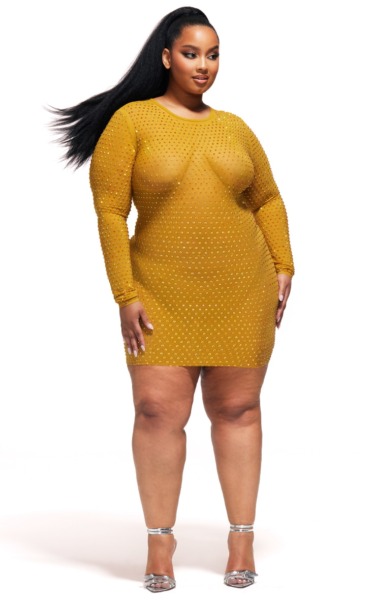 Women's Bodycon Dress - Yellow - PrettyLittleThing GOOFASH