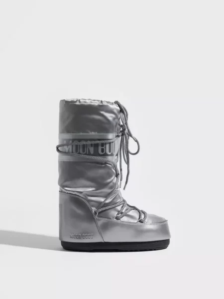 Womens Boots - Silver - Moonboots - Nelly GOOFASH