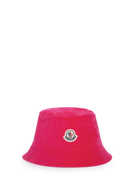 Womens Bucket Hat in Pink Moncler Leam GOOFASH