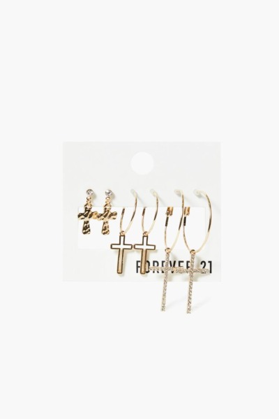 Womens Earrings Gold by Forever 21 GOOFASH