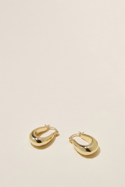 Women's Gold Earrings - Rubi - Cotton On GOOFASH