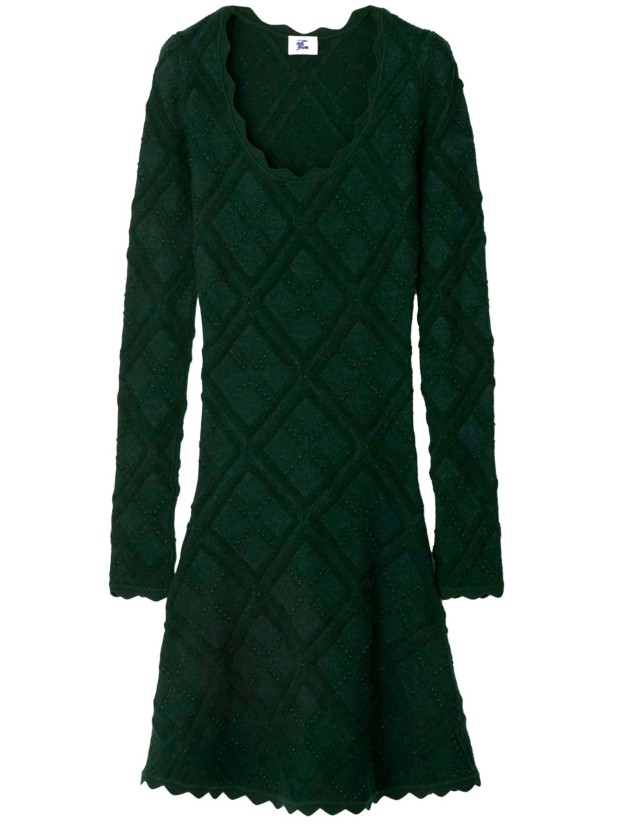 Women's Green - Dress - Burberry - Leam GOOFASH