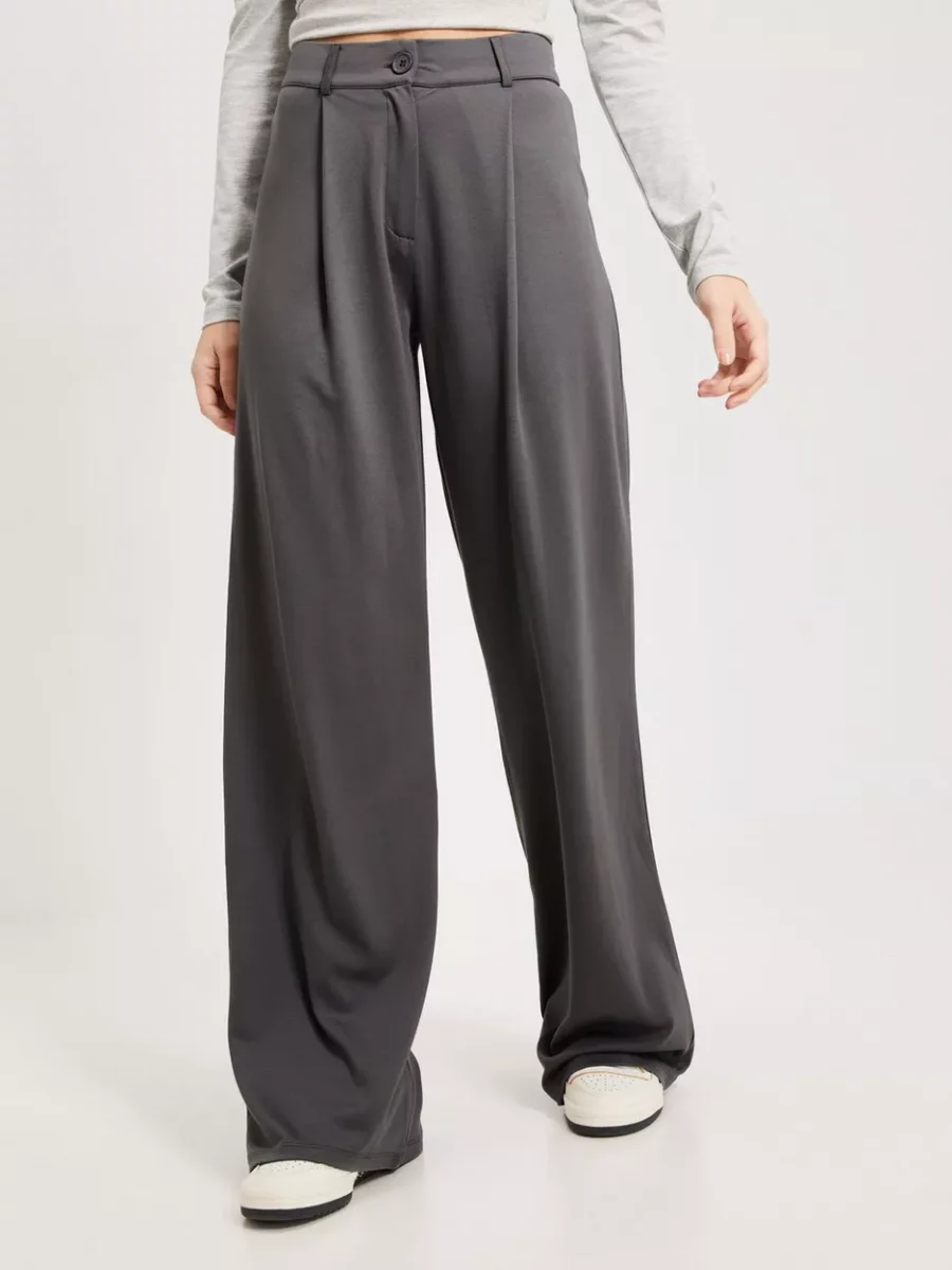 Women's Grey Suit Trousers Nelly GOOFASH