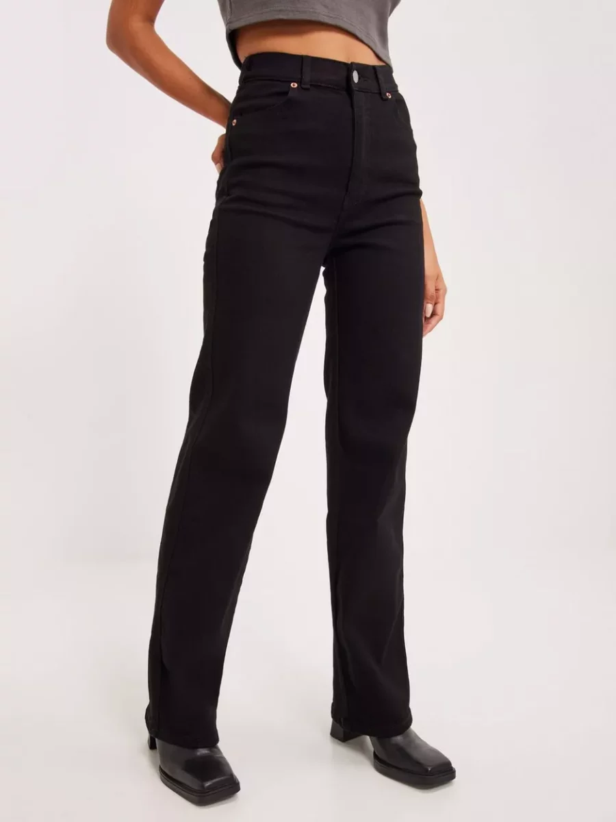 Womens High Waist Jeans in Black - Dr Denim - Nelly GOOFASH