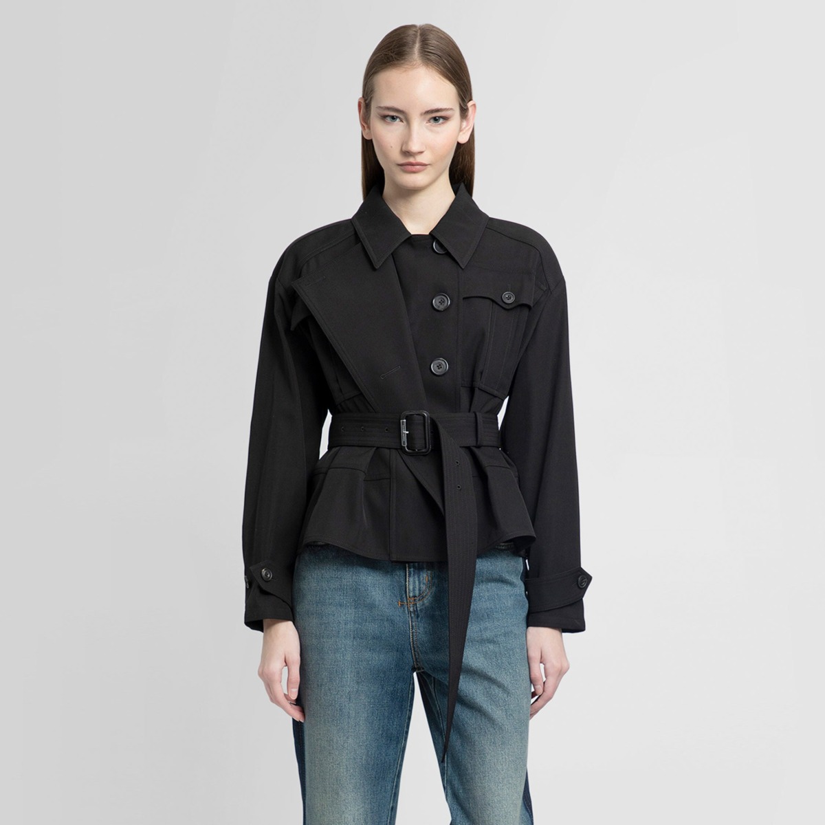 Women's Jacket in Black Antonioli GOOFASH