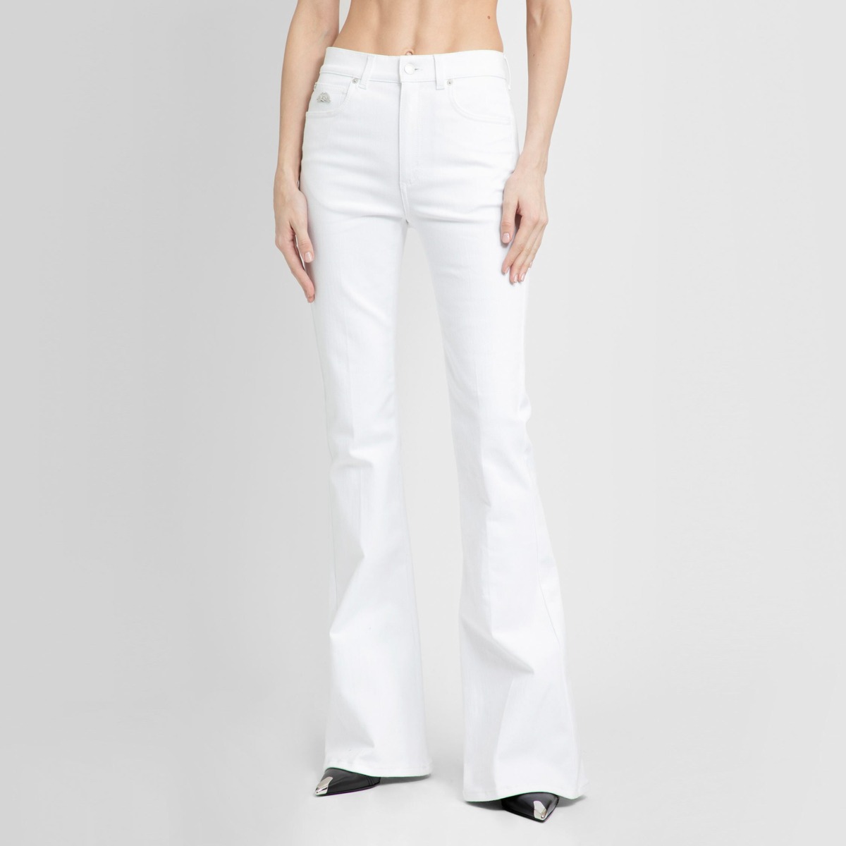 Womens Jeans White from Antonioli GOOFASH