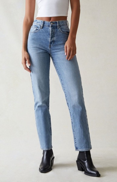 Women's Jeans in Blue from Pacsun GOOFASH