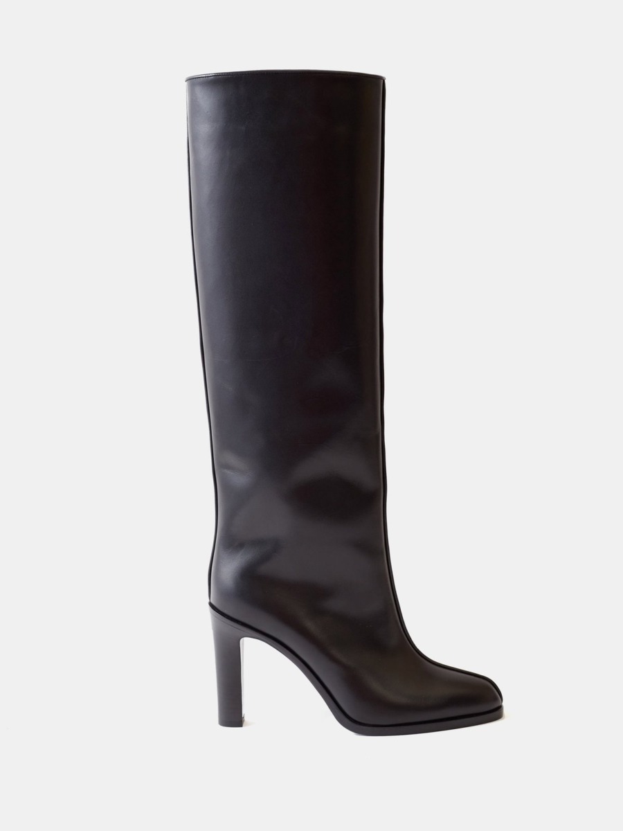 Women's Knee High Boots - Black - Matches Fashion - The Row GOOFASH