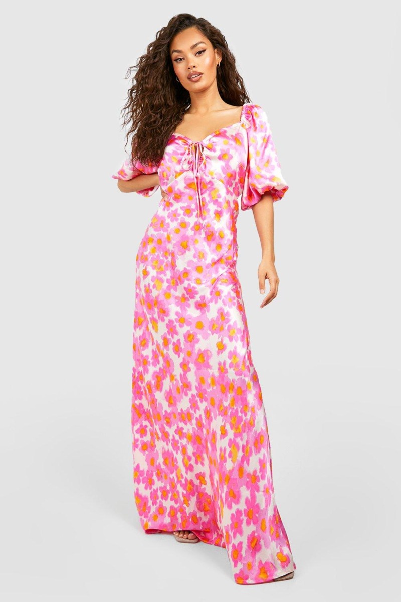 Women's Maxi Dress - Pink - Boohoo GOOFASH