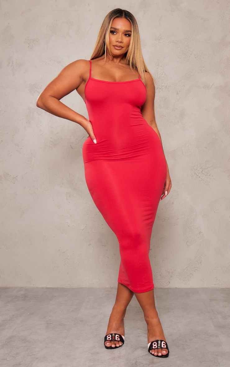 Womens Maxi Dress - Red - PrettyLittleThing GOOFASH