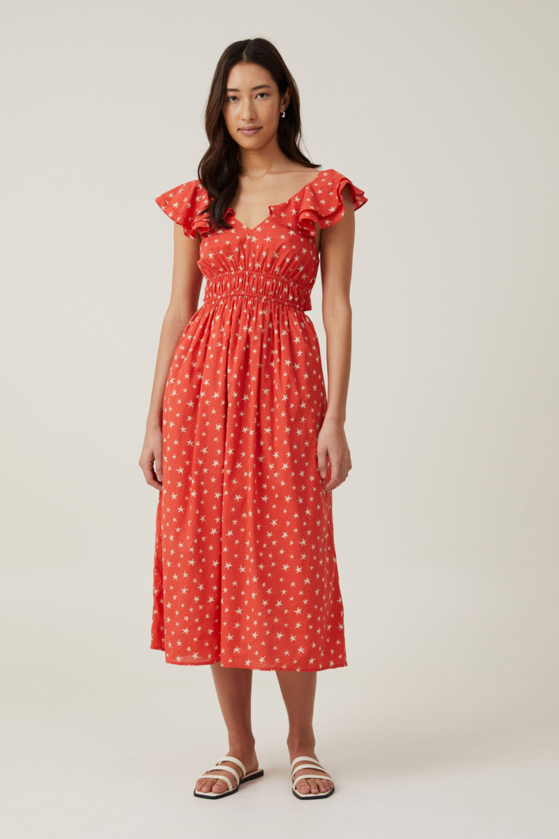 Women's Maxi Dress in Red by Cotton On GOOFASH