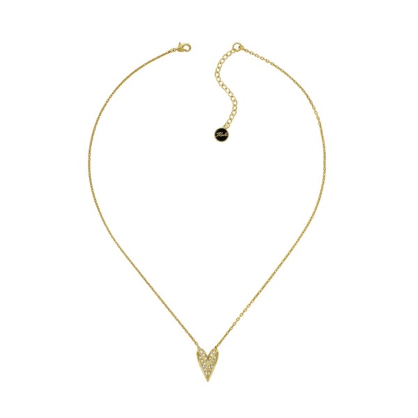 Women's Necklace in Gold Karl Lagerfeld Watch Shop GOOFASH