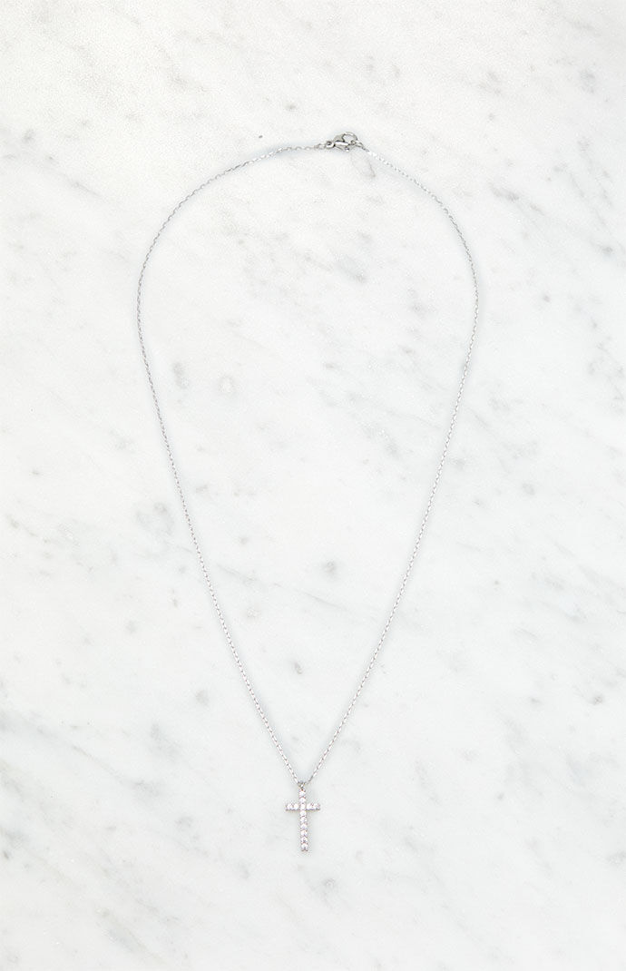 Women's Necklace in Silver John Galt Pacsun GOOFASH