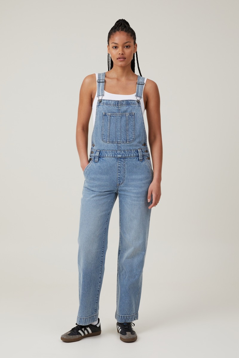 Womens Overall Blue Cotton On GOOFASH