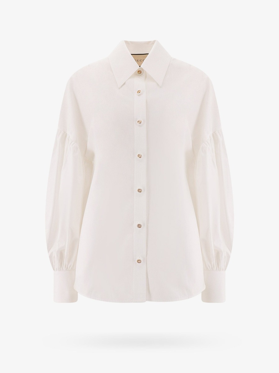 Women's Shirt - White - Nugnes - Gucci GOOFASH